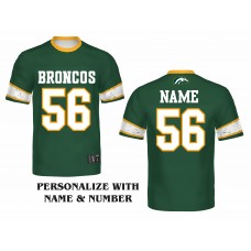 Montville Broncos Football Vintage Sublimated Fan Jersey